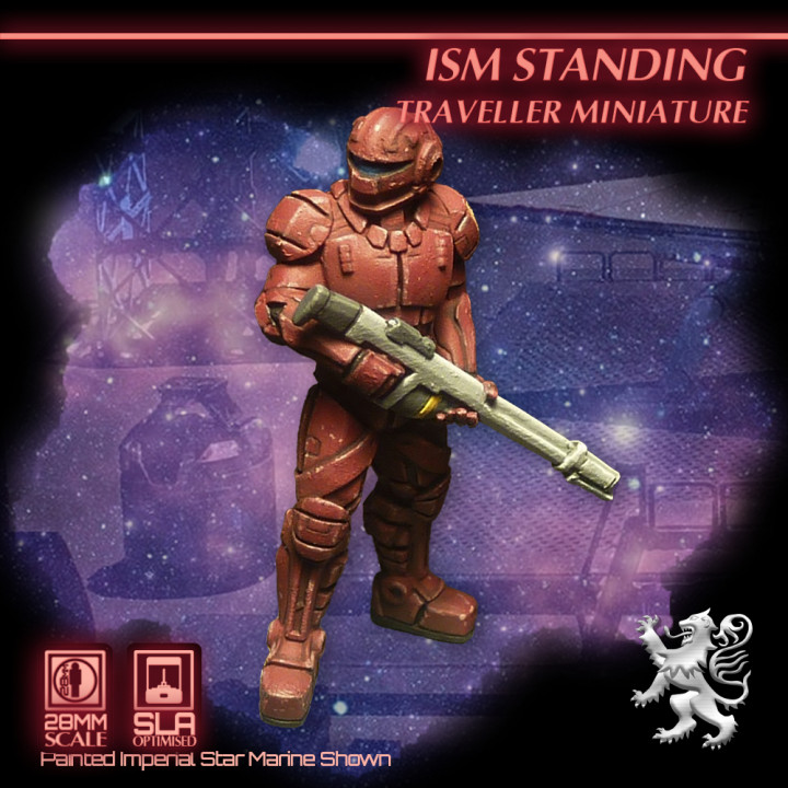 Imperial Star Marine Standing Traveller Miniature's Cover