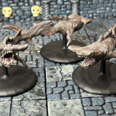 Picture of print of Hammer Head Scavers x3 - Space Sharks - Weird Shores - PRESUPPORTED - 32mm scale