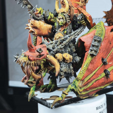 Picture of print of Orc Warlord mounted on Wyvern