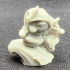 Waddling Hydromancer Miniature - Pre-Supported print image