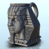 Pharaoh with nemes dice mug (8) - Can holder Game Dice Gaming Beverage Drink image