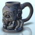 Cyber robot with pipes dice mug (23) - Can holder Game Dice Gaming Beverage Drink image