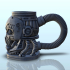 Cyber robot with pipes dice mug (23) - Can holder Game Dice Gaming Beverage Drink image
