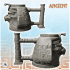 Ancient Egyptian eagle head dice mug (31) - Can holder Game Dice Gaming Beverage Drink image