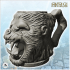 Monkey open mouth dice mug with scars (33) - Can holder Game Dice Gaming Beverage Drink image