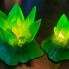 Picture of print of LED Crystal ores