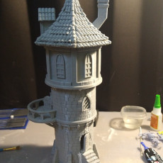 Picture of print of Medieval Fantasy Wizard Tower