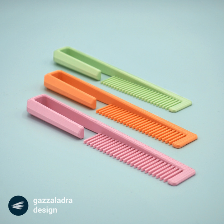 3D Printable Comb by Gazzaladra