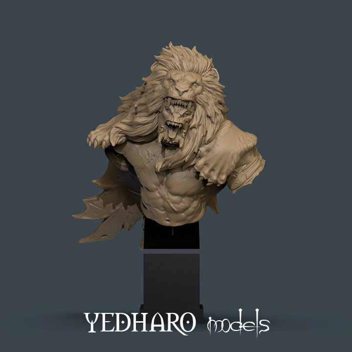 Orc lion hunter Bust's Cover