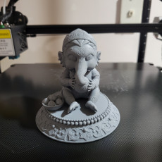 Picture of print of Chibi Ganesh Baby - Lover of Ladoos [Easy Paint]