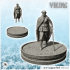 Viking aristocrat with beast skin cloak and cane (14) - North Northern Norse Nordic Saga 28mm 20mm 15mm image