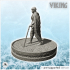 Viking aristocrat with beast skin cloak and cane (14) - North Northern Norse Nordic Saga 28mm 20mm 15mm image