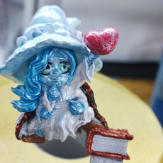 Picture of print of Ranni the Witch with heart, chibi version