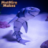 Great White Shark, Print-In-Place Body, Snap-Fit Head, Cute Flexi image