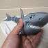 Great White Shark, Print-In-Place Body, Snap-Fit Head, Cute Flexi print image
