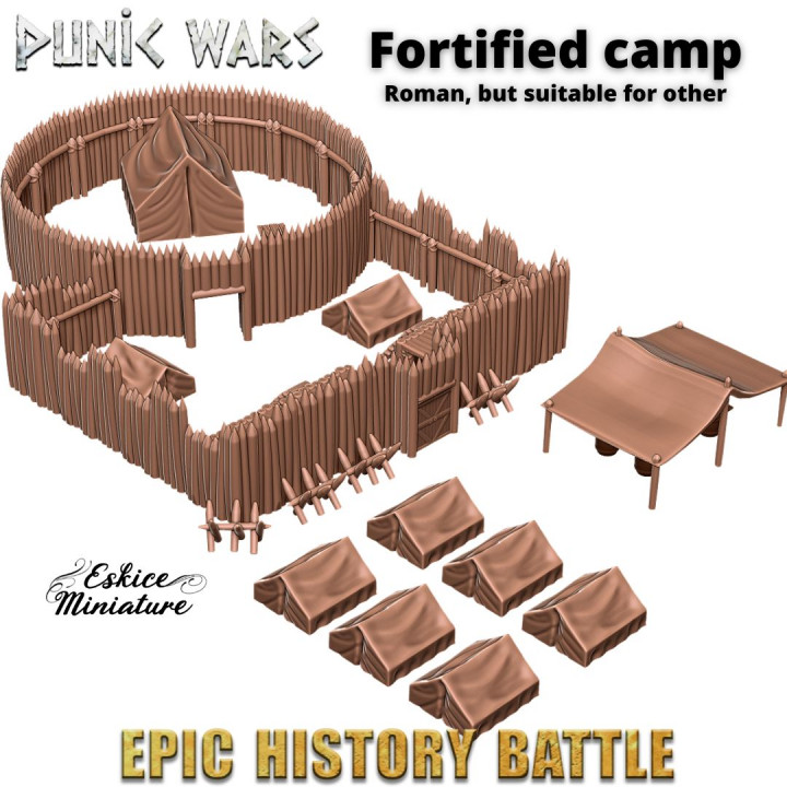 Fortified camp - 15mm for Epic History Battle's Cover