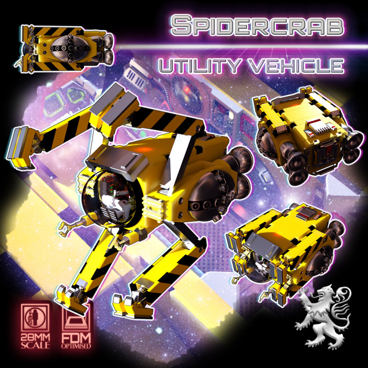 Spidercrab 28mm Space Utility Vehicle's Cover