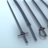 Set of Japan medieval weapons (2) - China Asia Oriental Ninja Nunchucks image