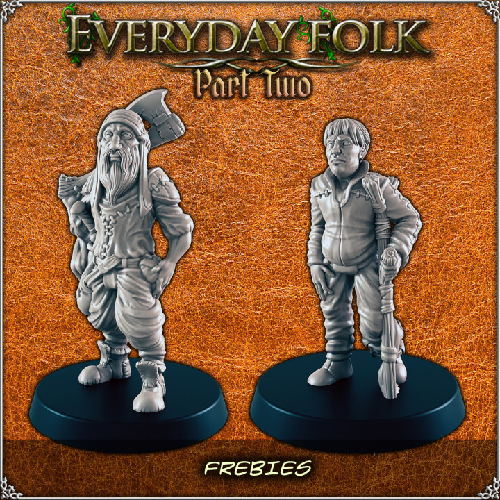 Everyday Folk Part 2 from EC3D - FREEBIES's Cover