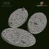 Strata Miniatures - Forest Bases 90x52mm oval x3 image
