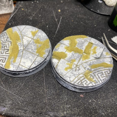 Picture of print of Strata Miniatures - Greek Temple Bases 40mm Round x3