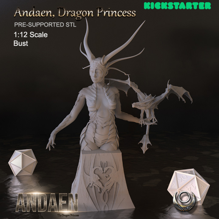 Andaen, the Dragon Princess Bust's Cover