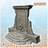 Ruined fountain with stairs and sculpted lion (2) - Ancient Classic Old Archaic Historical 28mm 20mm 15mm image