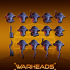 British Helmets Heads in Gasmasks! Alternative WW1-2 heads! (13 heads) image