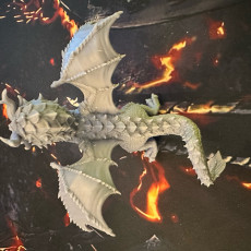 Picture of print of FREE Flamehorn Wyrmling | PRESUPPORTED | Dragons of the Lodge
