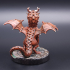 FREE Flamehorn Wyrmling | PRESUPPORTED | Dragons of the Lodge print image