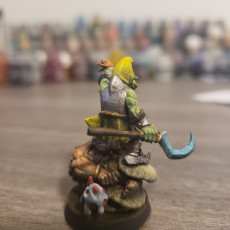 Picture of print of Swamp Goblin Boss - Highlands Miniatures