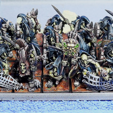 Picture of print of Swamp Goblin with Hand Weapons- Highlands Miniatures