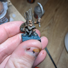 Picture of print of Swamp Goblin with Pikes- Highlands Miniatures