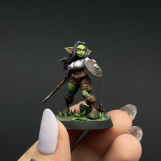 Picture of print of Angy, the Mercenary Goblin