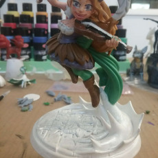 Picture of print of Mya, the Halfling Bard