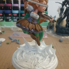 Picture of print of Mya, the Halfling Bard