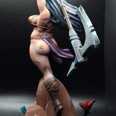 Picture of print of Thitania the Barbarian v2 - Figure scale