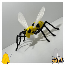 Picture of print of ARTICULATED REALISTIC WASP