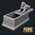 Sphynx Sarcophagus Dice Box with Sliding Lid image