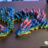 Gemstone Dragon, Print in Place, Articulated Dragon print image