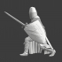 Medieval Scandinavian Knight advancing with sword image