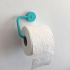Toilet paper holder print-in-place image