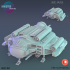 Fullmetal Space Bomber / Roving Vehicle / Alien War Construct / Steampunk Battle Robot / Invasion Army / Cyberpunk / Sci-Fi Encounter image