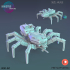FullMetal Spider Scout / Roving Vehicle / Alien War Construct / Steampunk Battle Robot / Invasion Army / Cyberpunk / Sci-Fi Encounter image