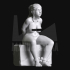 Slave Girl Sitting on Stone - Sub Series 135 image