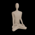 Yoga Sculpture meditation Home Decor Yoga pose Abstract Art image