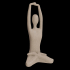 Yoga Sculpture Home Decor Yoga pose meditation Abstract Art image