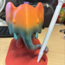 Picture of print of Elephant Post-it holder