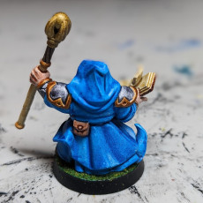 Picture of print of Dwarven wizard [PRE-SUPPORTED]