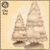 Set of 3 Snowy Trees image
